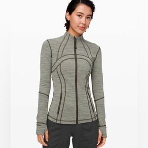 Lululemon Define Jacket *Luon in Sage Dark Olive Size 6